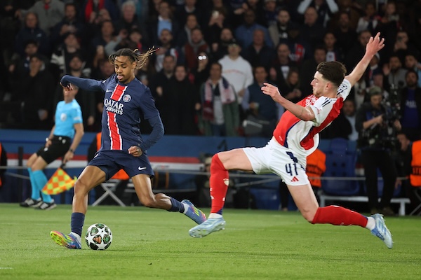 PARIS : Champions League semi final Arsenal FC against Paris Saint-Germain.